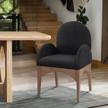Load image into Gallery viewer, Waldorf - Boucle Dining Arm Chair With Natural Legs
