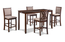 Load image into Gallery viewer, Amy - 60" Counter Table &amp; Chairs With Storage
