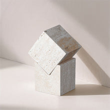 Load image into Gallery viewer, Quad - Travertine Decorative Cube - Natural
