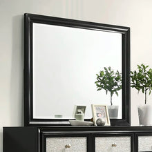 Load image into Gallery viewer, Crown Mark Furniture Lila Dresser Mirror in Black image
