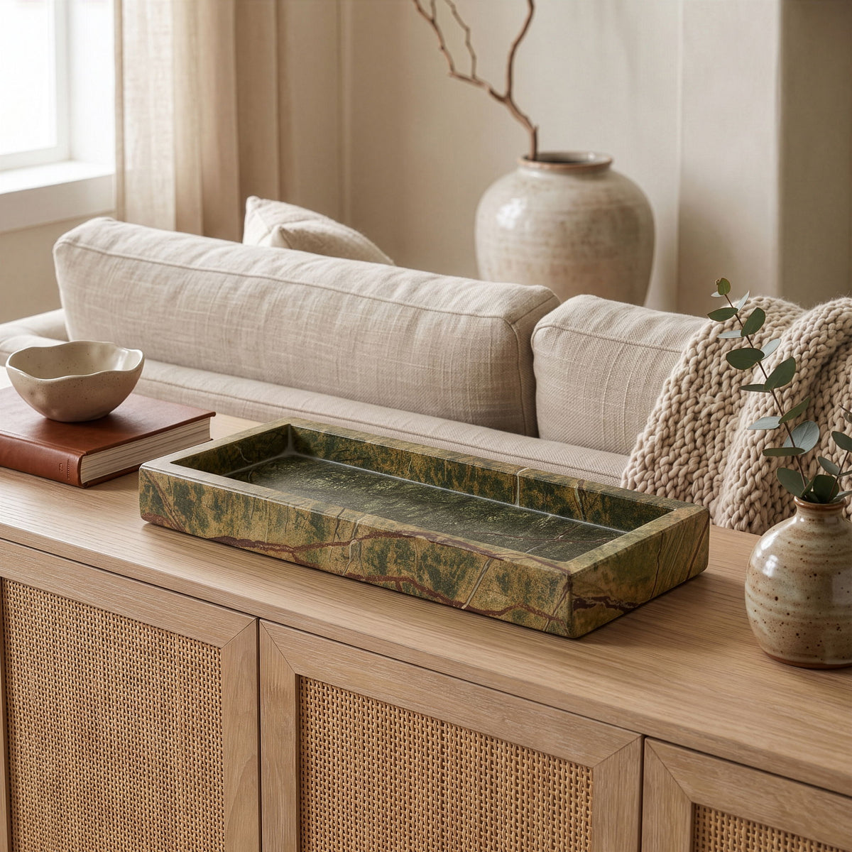 Michael - Genuine Marble Tray