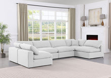 Load image into Gallery viewer, Comfy - 6 Piece Linen Modular Armless Sectional
