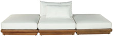 Load image into Gallery viewer, Mirella - 3 Piece Water Resistant Fabric Upholstered Outdoor Patio Modular Sofa
