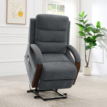 Load image into Gallery viewer, Kayla - Power Recliner With Lift &amp; Heating &amp; Massage (Zero Gravity) - Gray
