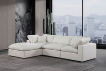 Load image into Gallery viewer, Comfy - 4 Piece Linen Fabric Modular Sectional With Chaise
