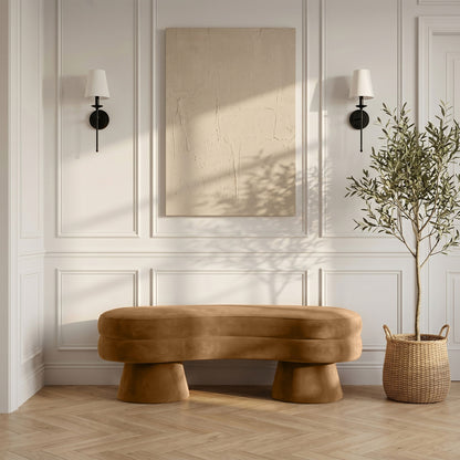 Zenna - Velvet Bench