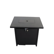 Load image into Gallery viewer, Outdoor Fire Pit Table With Lid High-Quality Materials - Black
