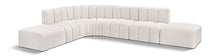 Load image into Gallery viewer, Arc - Boucle Fabric 7 Piece Corner Modular Sofa

