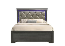 Load image into Gallery viewer, Galaxy Home Brooklyn Twin Bed in Gray
