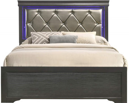 Galaxy Home Brooklyn Full Bed in Gray image
