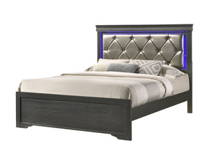 Galaxy Home Brooklyn King Bed in Gray