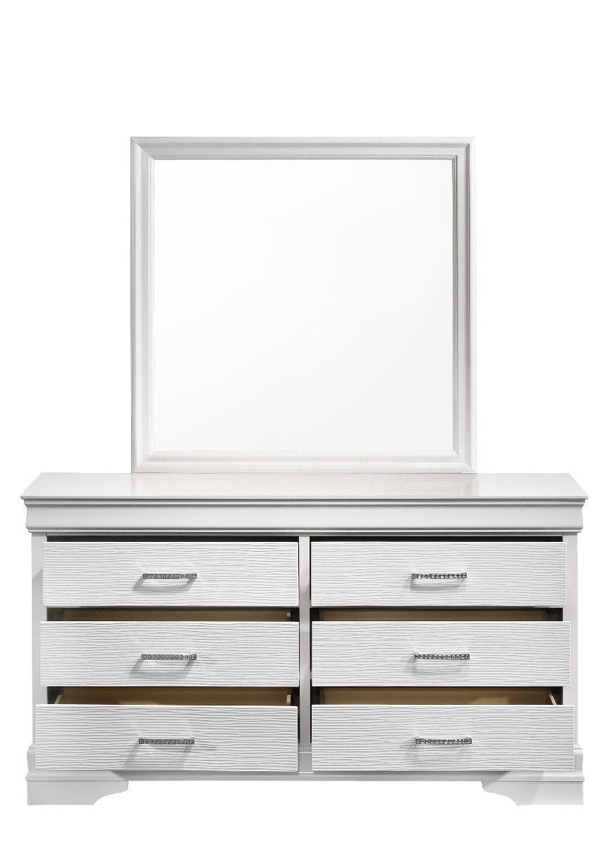 Galaxy Home Brooklyn Mirror in White