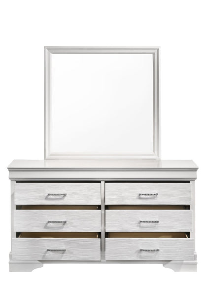 Galaxy Home Brooklyn Mirror in White