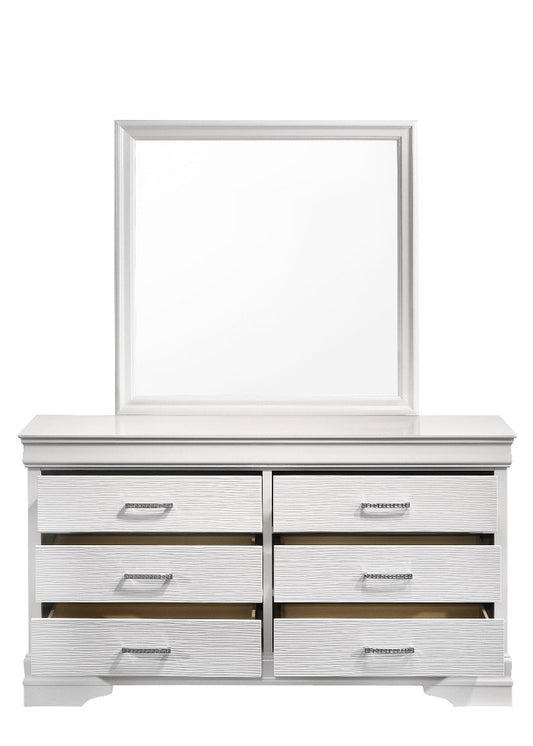 Galaxy Home Brooklyn Mirror in White