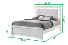 Load image into Gallery viewer, Galaxy Home Brooklyn Twin Bed in White
