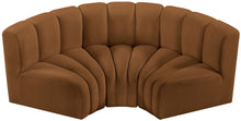 Load image into Gallery viewer, Arc - Velvet 3 Piece Modular U-Shaped Sofa - Saddle
