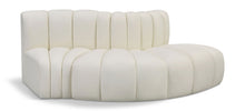 Load image into Gallery viewer, Arc - Faux Leather 3 Piece Modular Sofa
