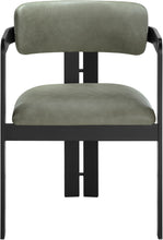 Load image into Gallery viewer, Aurum - Vegan Leather Upholstered Dining Chair With Graphite Black Base (Set of 2)
