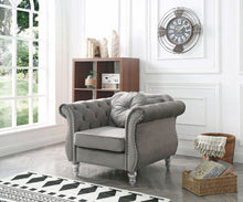 Load image into Gallery viewer, Chic Transitional Flared Arm Chair
