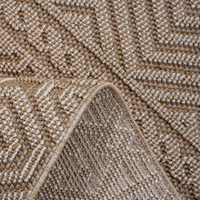 Load image into Gallery viewer, Guros - 6' X 9' Geometric Indoor / Outdoor Area Rug - Mocha
