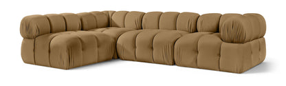 Orin - Fabric Velvet 4 Piece Modular Sectional