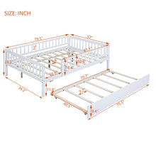 Load image into Gallery viewer, Multi Functional Wooden Daybed Bed
