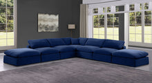 Load image into Gallery viewer, Comfy - 7 Piece Velvet Modular Corner Sectional
