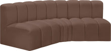 Load image into Gallery viewer, Arc - Faux Leather 3 Piece Modular Corner Sofa
