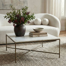 Load image into Gallery viewer, Valen - Marble And Iron Table
