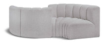 Load image into Gallery viewer, Arc - Boucle Fabric 4 Piece Curved Modular Sofa
