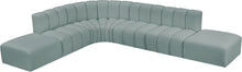 Load image into Gallery viewer, Arc - Faux Leather 7 Piece Corner Modular Sofa
