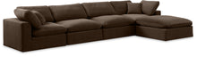 Load image into Gallery viewer, Comfy - 5 Piece Velvet Modular Sectional With Chaise
