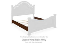 Load image into Gallery viewer, Lavinton - Queen/ King Rails - Brown
