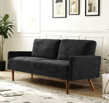 Load image into Gallery viewer, Sofa, European Style With Sleek Design, Modern &amp; Vintage Flair, Upholstered 3 Seater Couch
