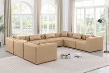 Load image into Gallery viewer, Cube - 8 Piece Modular Sectional - Tan
