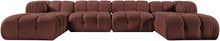 Load image into Gallery viewer, Orin - Velvet 6 Piece Modular Double Chaise Sectional
