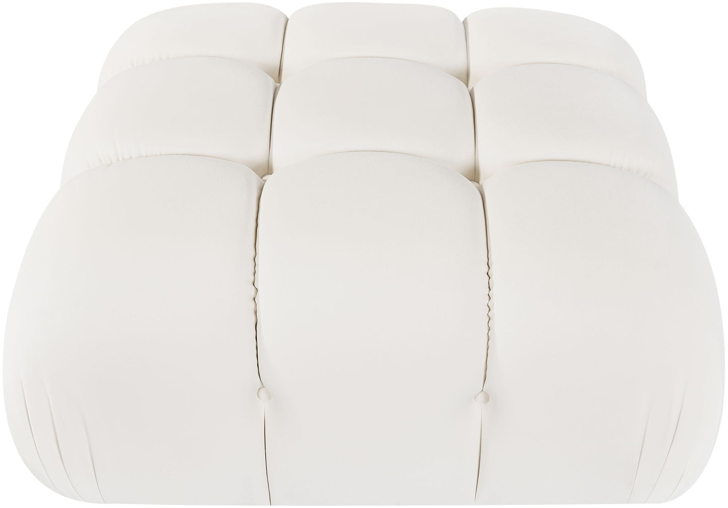Orin - Velvet Performance Fabric Upholstered Modular Ottoman