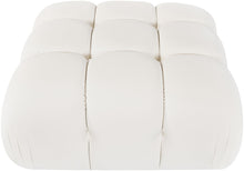 Load image into Gallery viewer, Orin - Velvet Performance Fabric Upholstered Modular Ottoman
