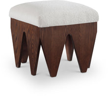 Load image into Gallery viewer, Altair - Fabric Bench - Dark Brown Base
