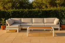 Load image into Gallery viewer, Nizuc - Outdoor Patio 5 Piece Modular Sectional With White Frame

