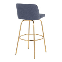 Load image into Gallery viewer, Toriano - Contemporary Fixed Height Barstool With Swivel With Round Footrest (Set of 2)

