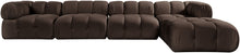 Load image into Gallery viewer, Orin - Fabric Velvet 5 Piece Modular Sectional
