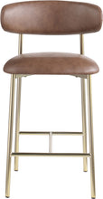 Load image into Gallery viewer, Lupita - Counter Stool With Brushed Gold Frame (Set of 2)

