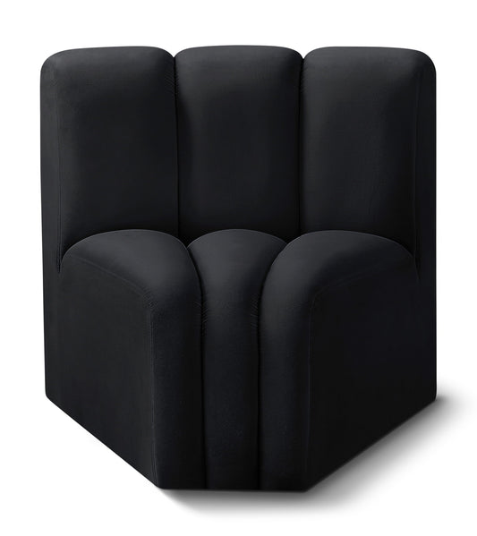 Arc - Velvet Curved Corner Chair