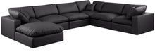 Load image into Gallery viewer, Comfy - 7 Piece Faux Leather Modular Sectional With Chaise
