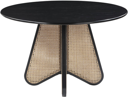 Butterfly - Solid Wood And Natural Cane Table