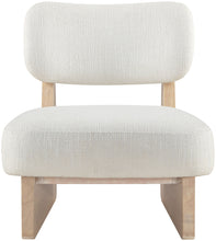 Load image into Gallery viewer, Vetra - Linen Textured Fabric Upholstered Accent Chair With Natural Base
