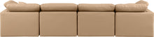 Load image into Gallery viewer, Indulge - Faux Leather 4 Piece Modular Sofa - Tan
