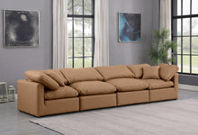 Load image into Gallery viewer, Indulge - Faux Leather 4 Seat Modular Sofa
