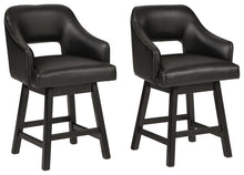 Load image into Gallery viewer, Tallenger - Upholstered Swivel Barstool (Set of 2)
